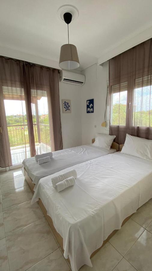 Ferienwohnung Amazing Sea View Loft, Áfitos Exterior foto