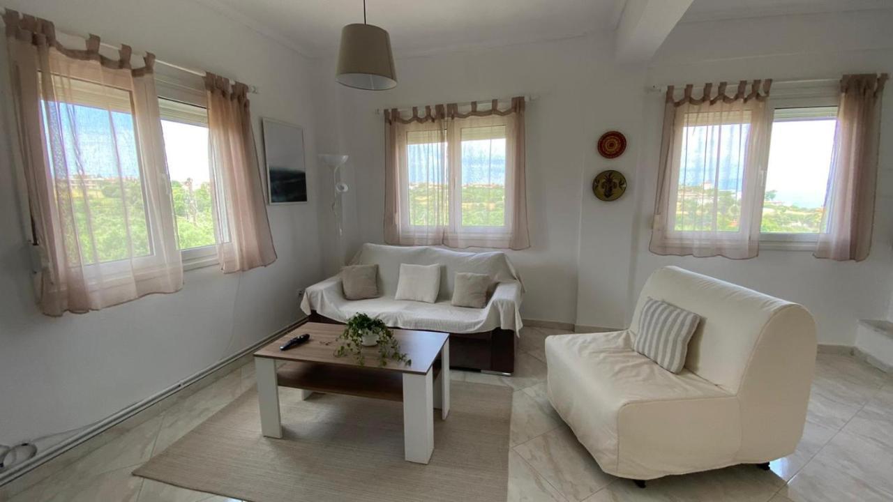 Ferienwohnung Amazing Sea View Loft, Áfitos Exterior foto